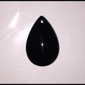 Black onyx teardrop pendant